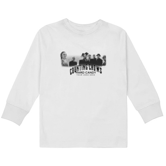 Discover Vintage 2002 Counting Crows Kids Long Sleeve T Shirts Hard Candy Tour Alternative Pop Rock Band