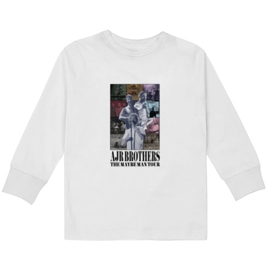 Discover AJR The Maybe Man Tour 2024 Tour Kids Long Sleeve T Shirts, AJR Band Fan Kids Long Sleeve T Shirts