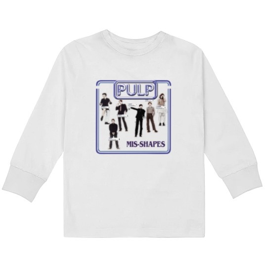 Discover Pulp Mis-shapes Different Class 1995 Indie Pop Rock Kids Long Sleeve T Shirts