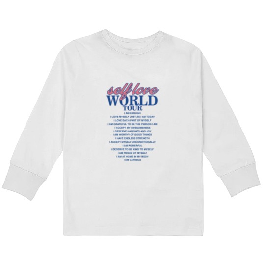Discover Trendy Self Love Kids Long Sleeve T-Shirt