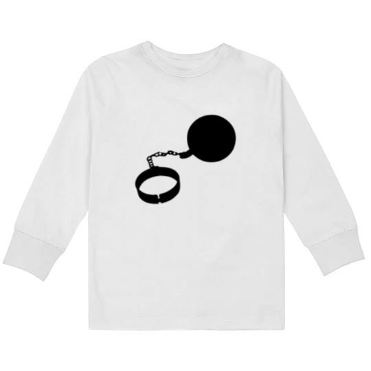 Discover Ball and chain Kids Long Sleeve T Shirts