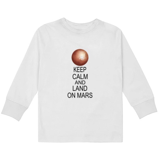 Discover Mars Perseverance Rover Landing - Mars Perseverance Rover Landing - Kids Long Sleeve T Shirts