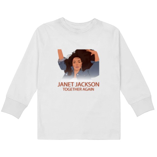 Discover Janet Jackson Tour 2023 Kids Long Sleeve Shirt