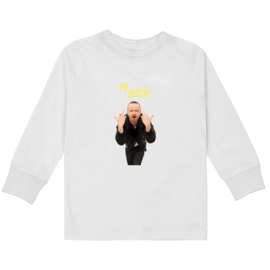 Discover Yo Bitch! - Breaking Bad Jesse Pinkman Bad Men Kids Long Sleeve T Shirts