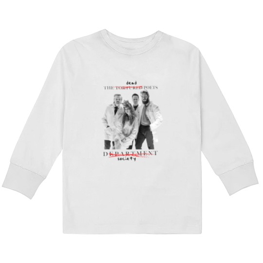 Discover Tortured Poets Department x Dead Poets Society - TTPD - Unisex Kids Long Sleeve T Shirts