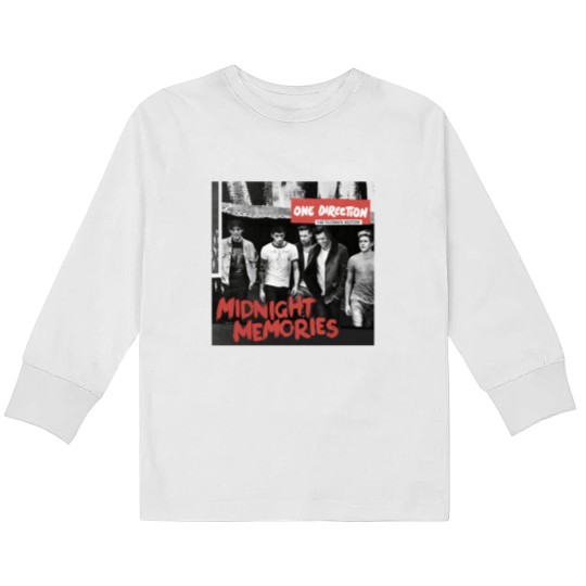 Discover One Direction Midnight Memories Kids Long Sleeve T-Shirt - Classic Black Style
