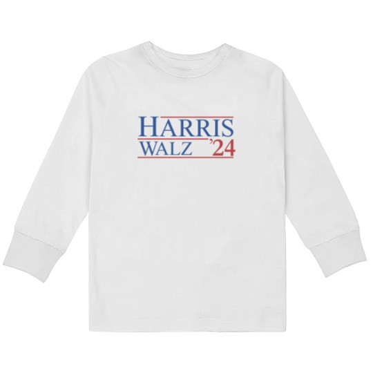 Discover Harris Walz 2024 Kids Long Sleeve T-Shirts Collection