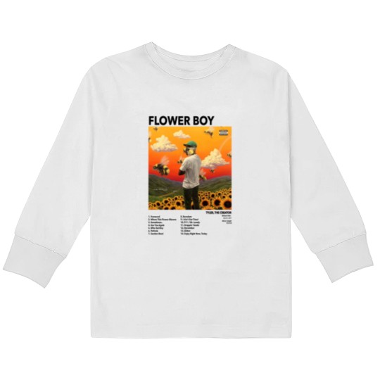 Discover Flower Boy Kids Long Sleeve T Shirts