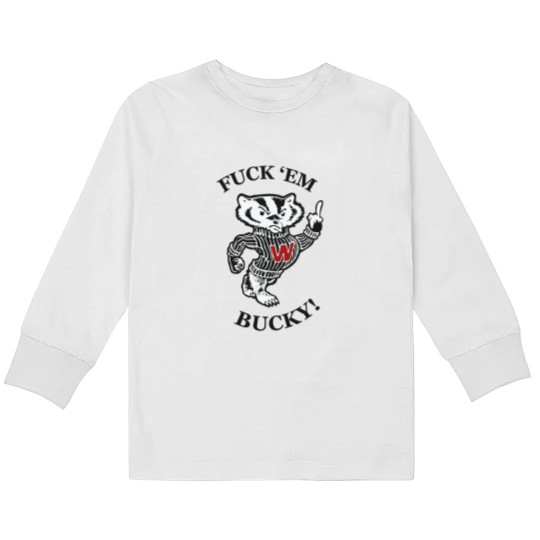 Discover Fck Em BUCKYY Bn Kids Long Sleeve T Shirts