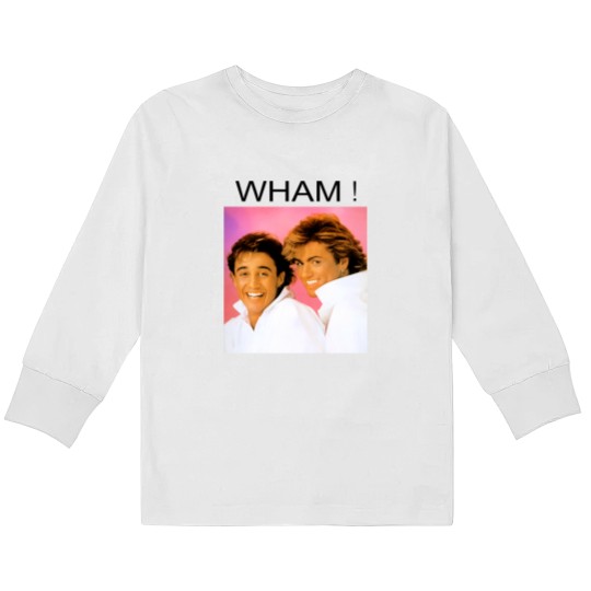 Discover George Michael Wham Kids Long Sleeve T Shirts, George Michael Last Christmas Kids Long Sleeve T Shirts