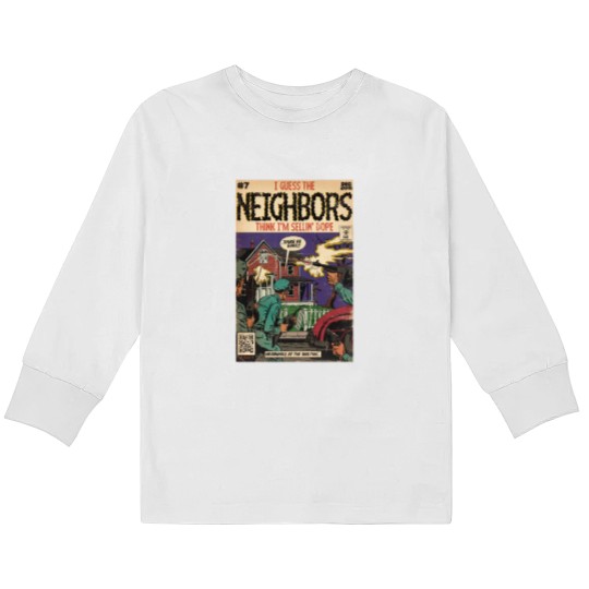 Discover 4 Your Eyez Only Album Neighbors Lyrics - I Guess The Neighbors Think I'm Sellin' Dope T-Shi Kids Long Sleeve T Shirts