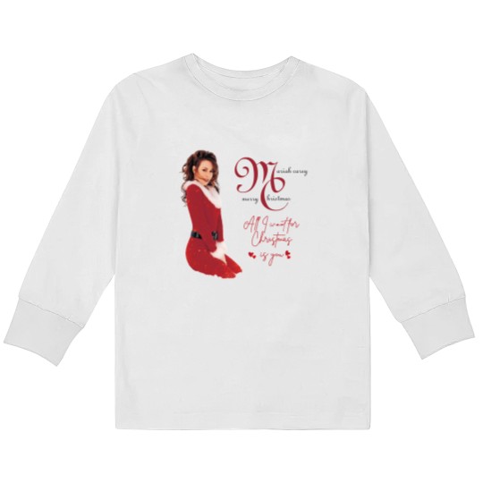Discover Mariah Carey Christmas Kids Long Sleeve T-Shirts