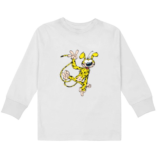 Discover Marsupilami waving Kids Long Sleeve T Shirts