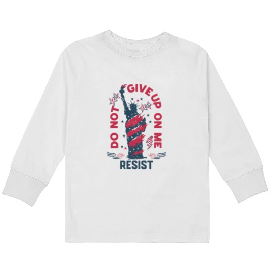 Discover 4th of July Kids Long Sleeve T Shirts, Anti Trump Kids Long Sleeve T Shirts, Democracy Matters Kids Long Sleeve T Shirts