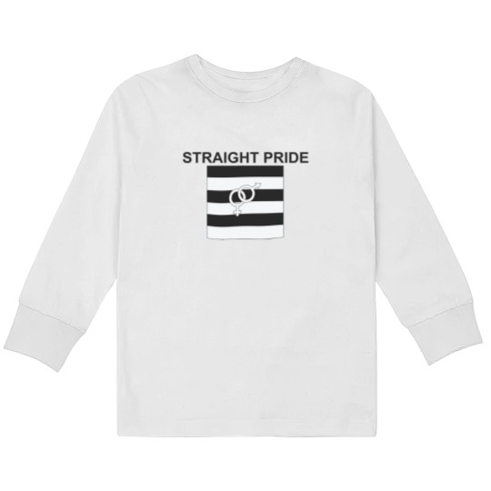 Discover Straight Pride Kids Long Sleeve T Shirts Gender Symbols Men & Woman
