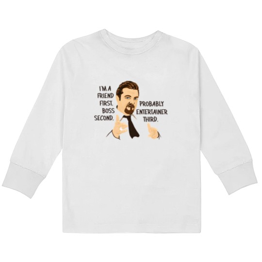 Discover David Brent - The Office Art Quote Kids Long Sleeve T Shirts