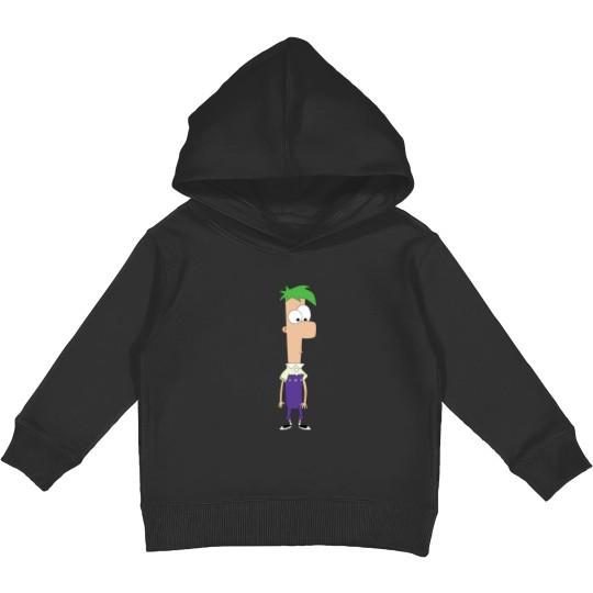 Discover Ferb Sticker2 Kids Pullover Hoodies