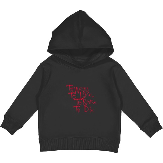 Discover Fear and Loathing - Too Weird To Live, Too Rare To Die Kids Pullover Hoodies