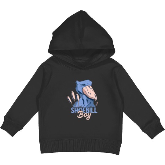 Discover Shoebill Boy Bird Lover African Stork Bird Shoebill Lover Kids Pullover Hoodies