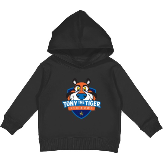Discover Playing with Tony The Tiger Sun Bowl Design Kids Pullover Hoodies