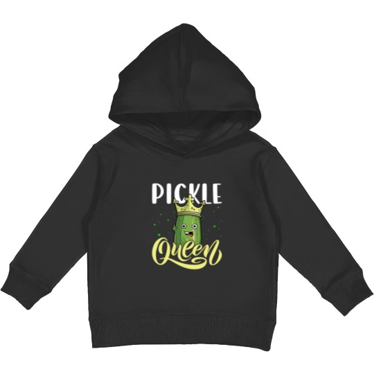 Discover Pickle Queen Shirt Cucumber Pickle Jar Funny Kids Pullover Hoodies