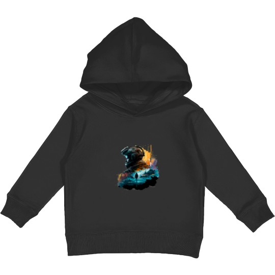 Discover Soldier watercolor print Kids Pullover Hoodies