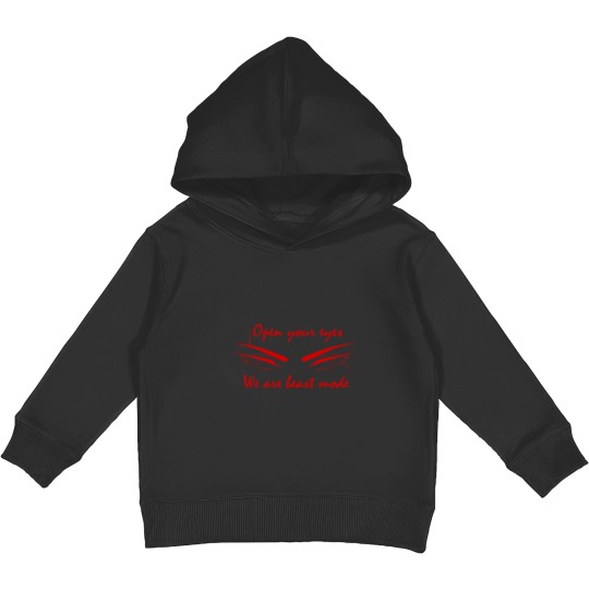 Discover Monsta X Beast Mode Kids Pullover Hoodies