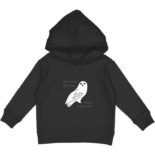 Discover My owl_s better than your owl17 Kids Pullover Hoodies