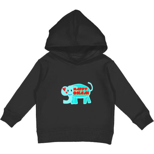 Discover happy onam Kids Pullover Hoodies