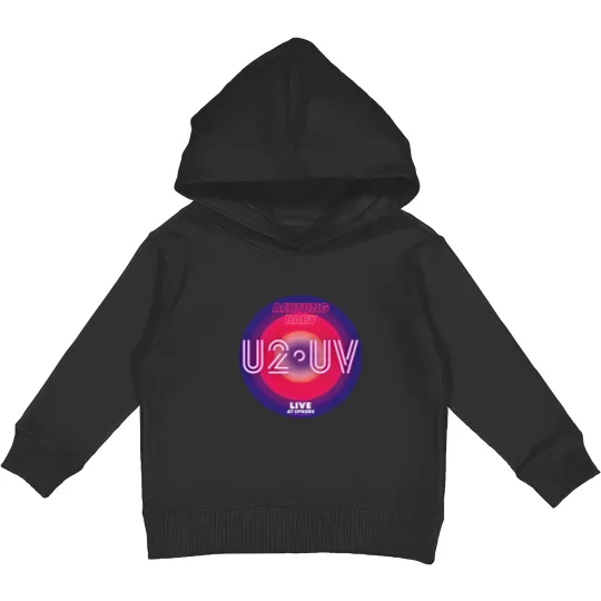 Discover U2 UV Logo Kids Pullover Hoodies