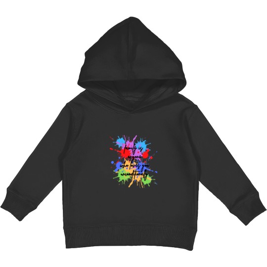 Discover family is anyone who loves you unconditionally Kids Pullover Hoodies