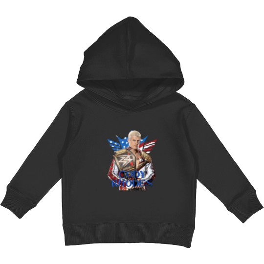 Discover New Rare Cody Rhodes Men's Black Gift For Fans Unisex Kids Pullover Hoodies