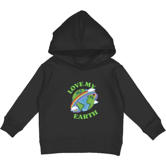 Discover Love My Earth, Gaia,Love mother earth, earth gift,climate activist,Our Climate Our world , cli Kids Pullover Hoodies