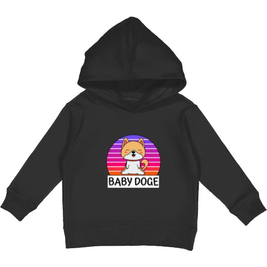 Discover Baby Doge Doo Doo Dooo Kids Pullover Hoodies