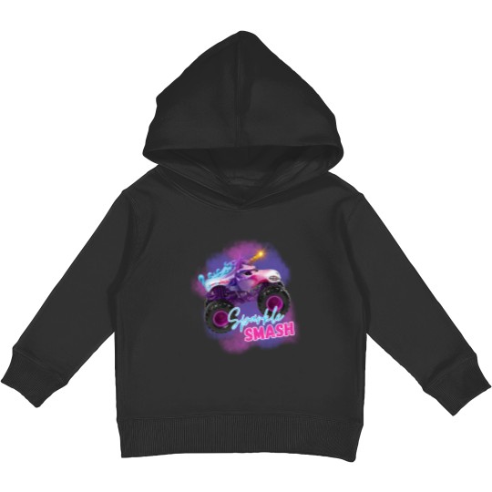 Discover Sparkle Smash Monster Truck Shirt, Unicorn Monster Truck Shirt Kids Pullover Hoodies