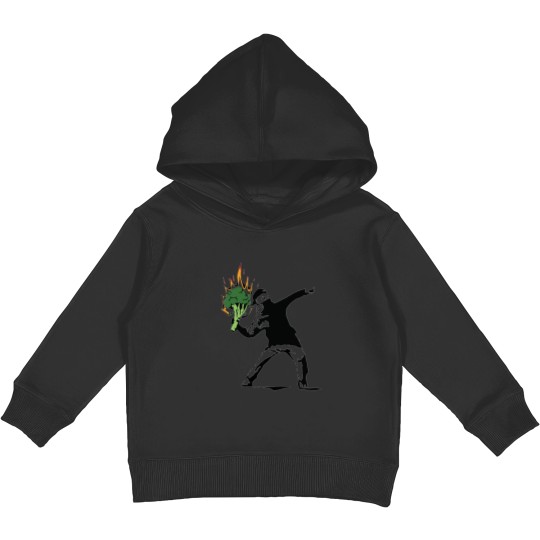 Discover Vegan Banksy Kids Pullover Hoodies