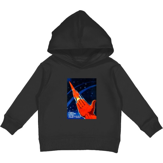 Discover vintage space poster [HQ-quality1 Kids Pullover Hoodies