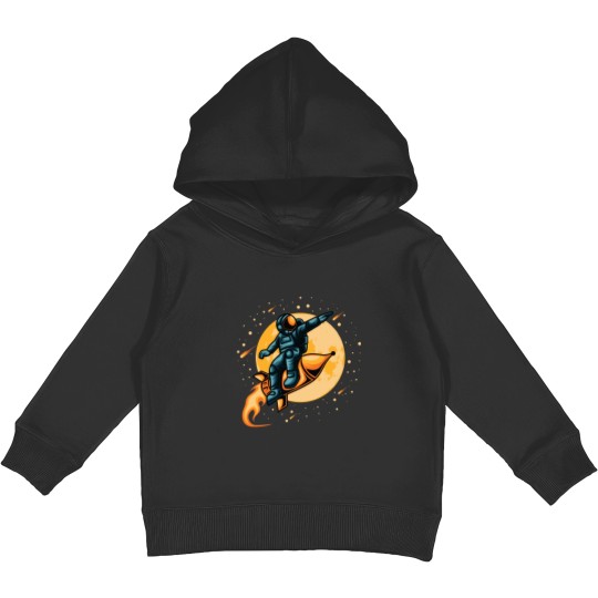 Discover Astronaut Monitor Space E 2 Kids Pullover Hoodies