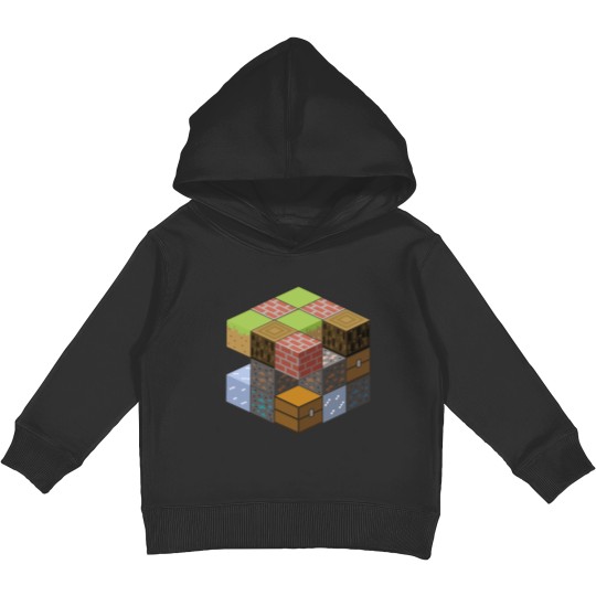 Discover Cube World Kids Pullover Hoodies