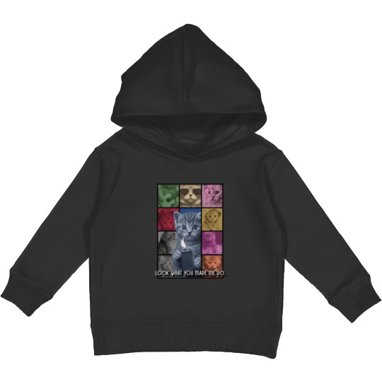 Discover Look what you made me do. Sticker.png Kids Pullover Hoodies