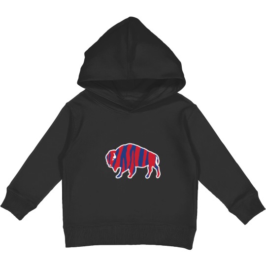 Discover Zubas Bison Kids Pullover Hoodies