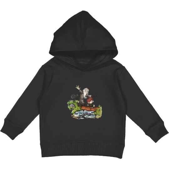Discover Calvin and Hobbes Inspired Kids Pullover Hoodie