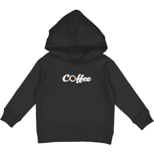 Discover Coffee Cup Shield design for Coffee Lovers Kids Pullover Hoodies