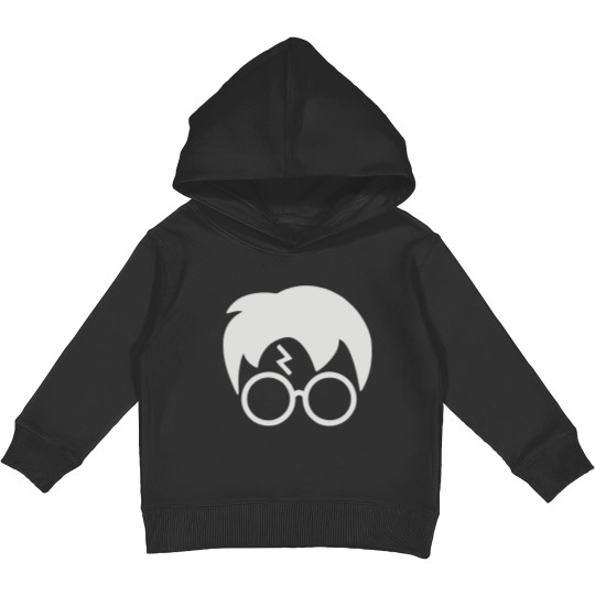 Discover Harry Glasses Lightning Bolt Hair Kids Pullover Hoodies