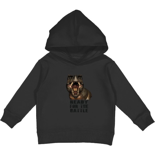 Discover Jurassic Worl d Gaming Ready for the Evolution Battle Kids Pullover Hoodies