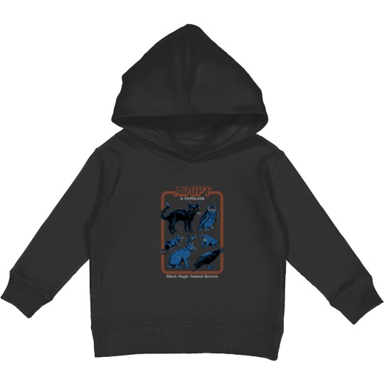 Discover Adopt A Familiar Kids Pullover Hoodies