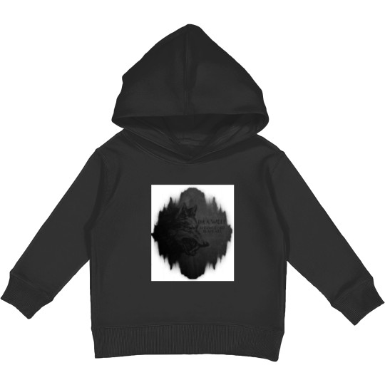 Discover Im a wolf Kids Pullover Hoodies