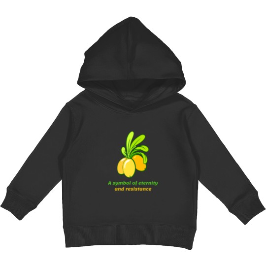 Discover Argan is a symbol of immortality and resistance. Kids Pullover Hoodies
