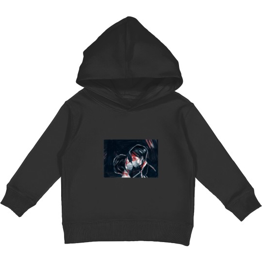 Discover Three Cheers for Sweet  Mask Kids Pullover Hoodies