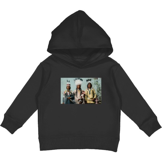Discover 1900 Apache Indian Warriors Kids Pullover Hoodies